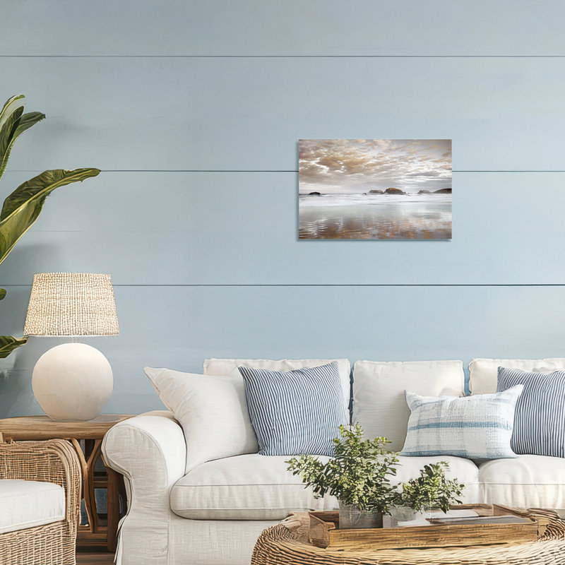 Sunrise Reflections Seascape, conception de Dennis Frates, H 16 po x l 24 po