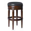Tabouret de comptoir pivotant de 26 à 30 po de hauteur avec structure en bois massif-272382627