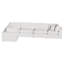 Canapé modulaire rembourré 5 pièces Jossa-1838192826