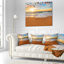 Oreiller incroyable en mer sous nuageux seascape-123399699