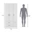 Armoire-penderie 71 po avec 2 tiroirs-1725474590