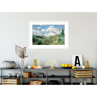 The Gust of Wind by Pierre-Auguste Renoir -Framed Giclee Print