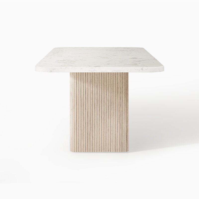 Table de salle à manger Hernest, White