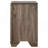 Tomasina Washed Taupe 2-Drawer Rectangular Nightstand