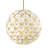 Marianne 7 - Light Steel Dimmable Chandelier