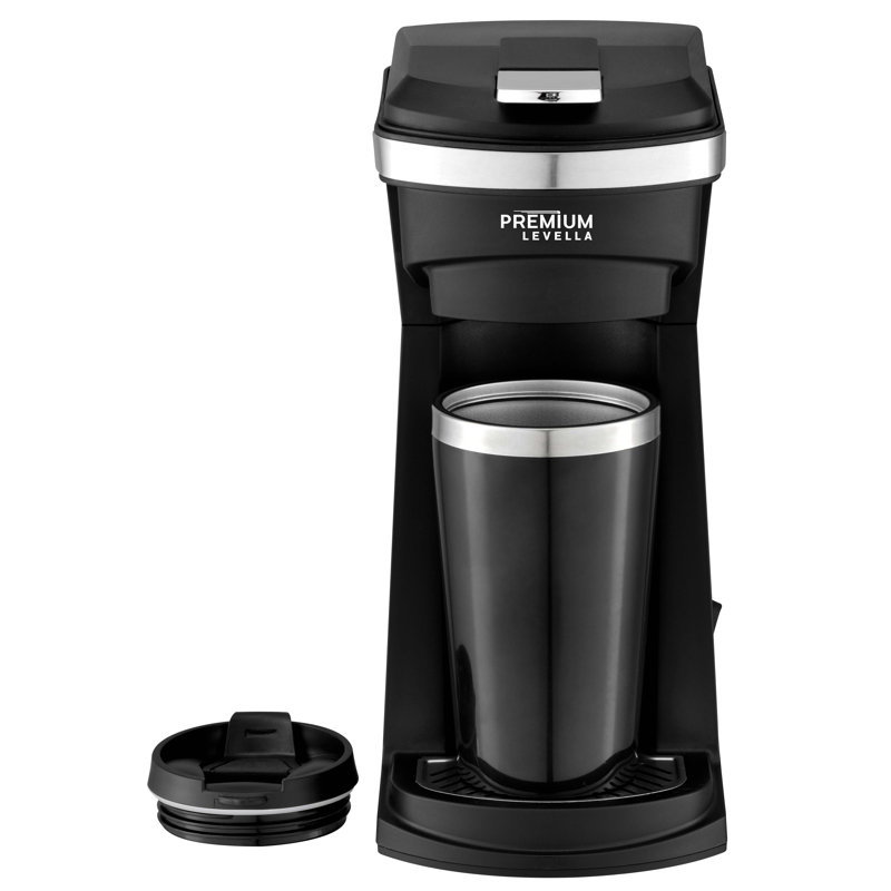 Cafetière à touche unique de qualité supérieure avec 14 oz. Tasse de voyage
