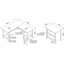 Aliyat 2 Piece Writing Desk Office Set