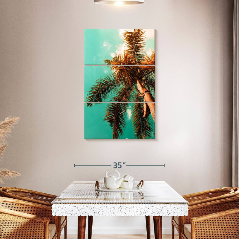 Harnek Simple Palm Tree, 45" H x 28" W