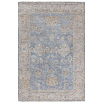 Oushak Hand Knotted Wool Pile Oriental Rug