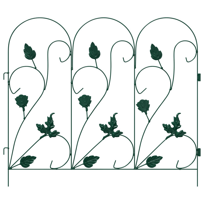 54.5 cm H x 307 cm W Steel, Green