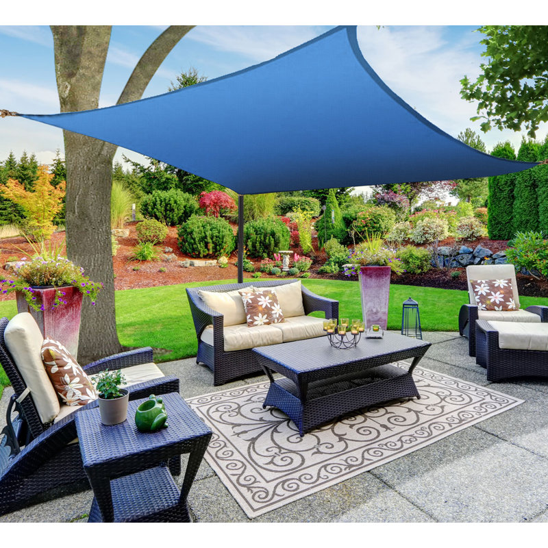 ShadeSheet Rectangular Shade Sail, 12 ft. x 16 ft., Blue