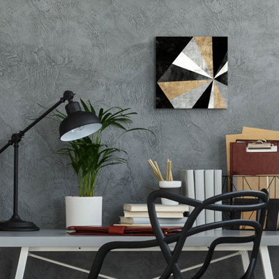 «Triangulawesome 1 Bwg» par Michael Mullan, art mural en verre acrylique