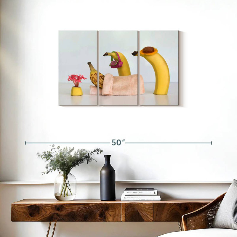 Sick Banana, 20" H x 33" W