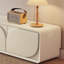 Meuble télé moderne en bois massif blanc-521325424