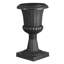 Lot de 2 jardinières en plastique de 67 cm (26,4 pouces), pots de fleurs classiques pour porche