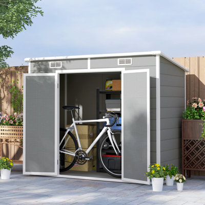 Outdoor Polypropylene Storage Shed