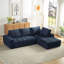 Canapé modulaire surdimensionné en L FAUX FUR-1423358966-1423358969