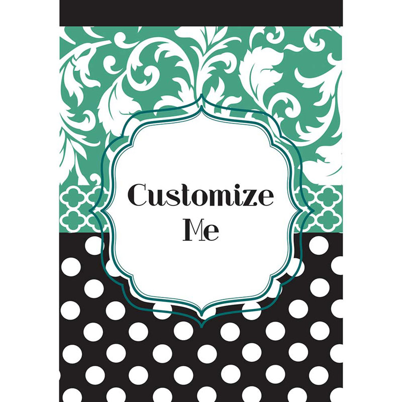 Drapeau de jardin Cambre en polyester 18 x 13 po Cambre, Noir / vert