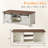 Chimira Coffee Table, Natural & White-524514004-524514005