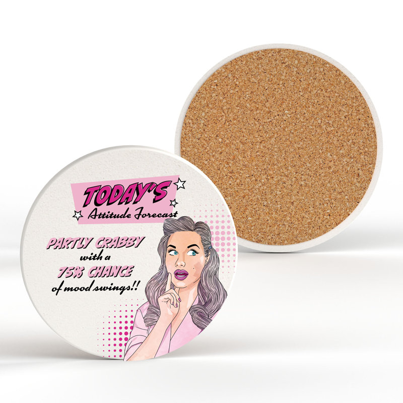 Ceramic Round 1 Piece Coaster