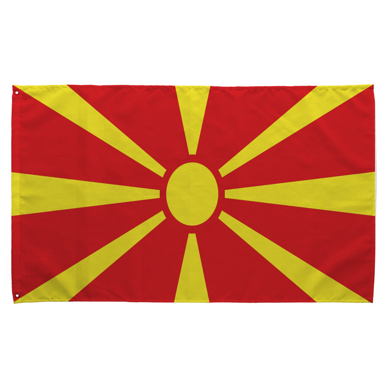 Drapeau de la Macédoine du Nord — Drapeau