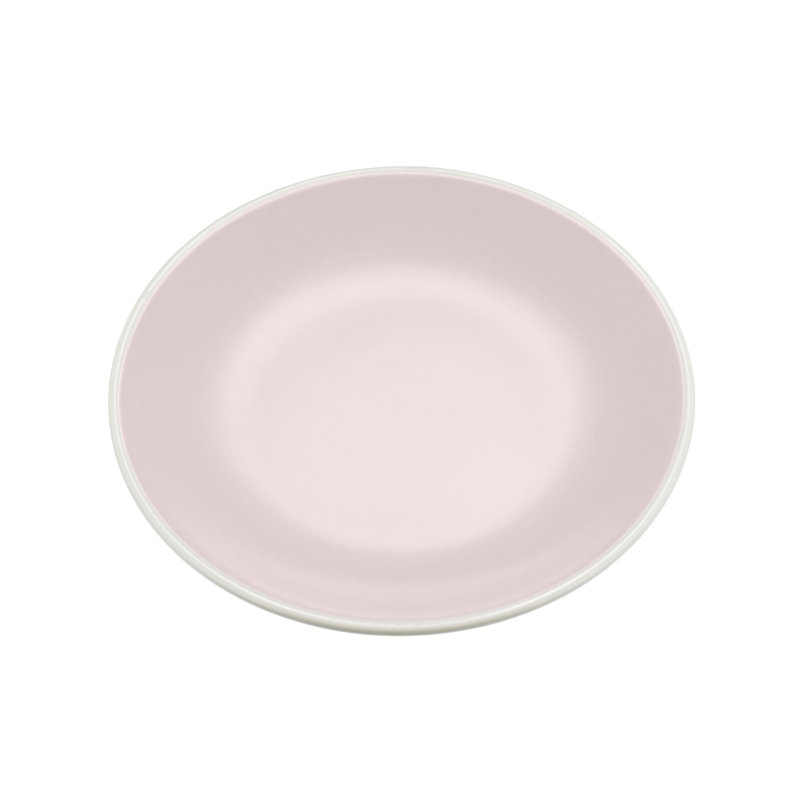 Set of Stoneware Side Plates, Pink