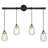 Haag 4 - Light Black And Natural Brass Kitchen Island Pendant