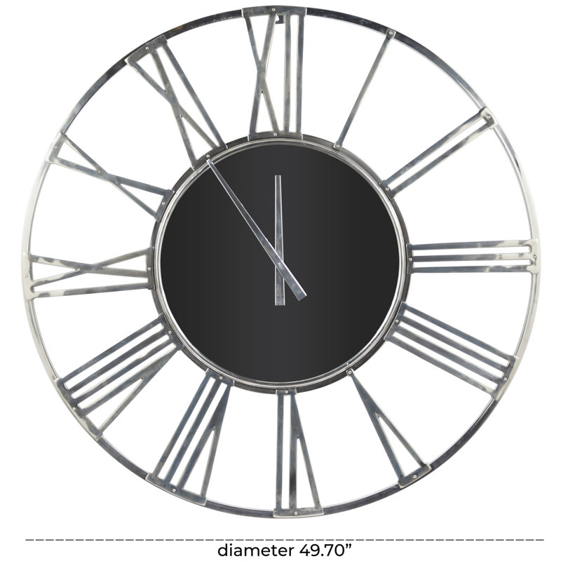 Horloge murale Romsey, Grand, Argent