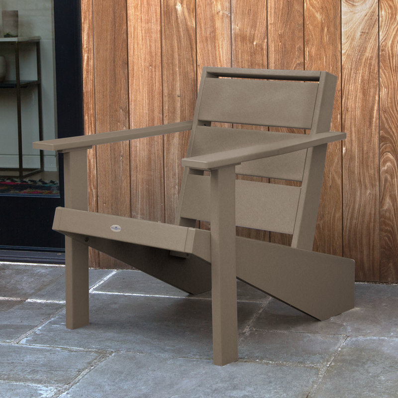Chaise Adirondack moderne Haven, Brun clair Cabana