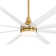 Jamii-Leigh Large Indoor/Covered Outdoor Modern Ceiling Fan with Led Lights and Remote, 6-Speed, Reversible Quiet DC Motor, Timer, 8-ABS-Blade