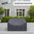 Arnhildur Braidan 53" Wide Aluminum Outdoor Loveseat Cover