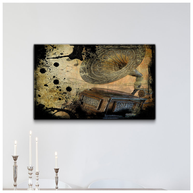 « abstract graphaphone », impression sur toile