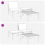  Outdoor Sectional Sofa Units Solid Acacia Wood Seating Patio Furniture