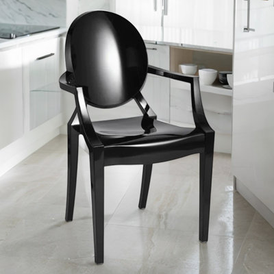 Drewett Acrylic Chair With Arm