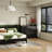 Commode 2 tiroirs 2 tiroirs avec finition noire