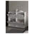 White Tilt-Out Shoe Storage Cabinet With Multiple Compartments And Modern Desig