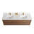 72'' Double Bathroom Vanity with Carrara Quartz Top-584364830-584364827