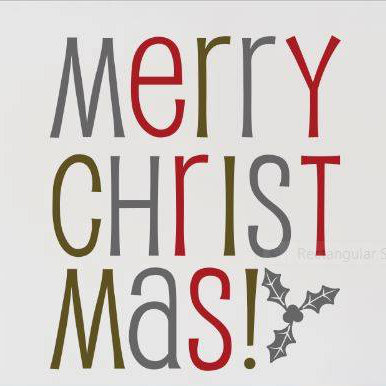 Décalcomanie murale joyeux de noël