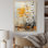 «Brandow Birch Woods Autumn Tapisserie II», reproduction sur toile