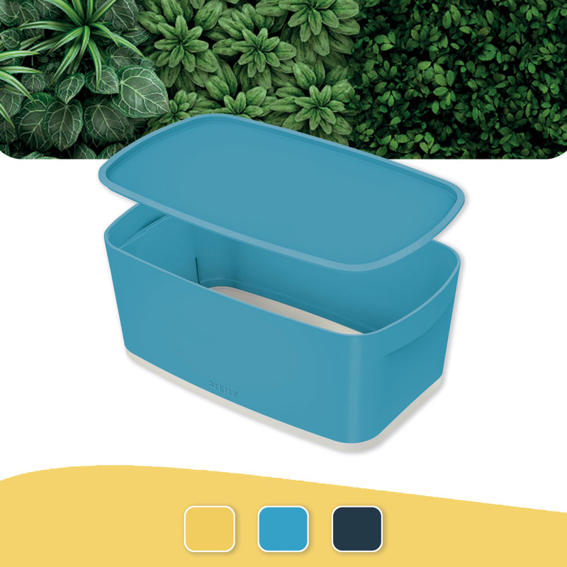 Cosy Polysterene Storage Bin, Blue