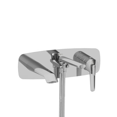Venty Wall Mount Thermostatic/Pressure Balance Tub Filler Trim