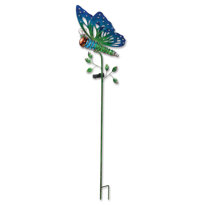 Bfly de jardin solaire, Bleu