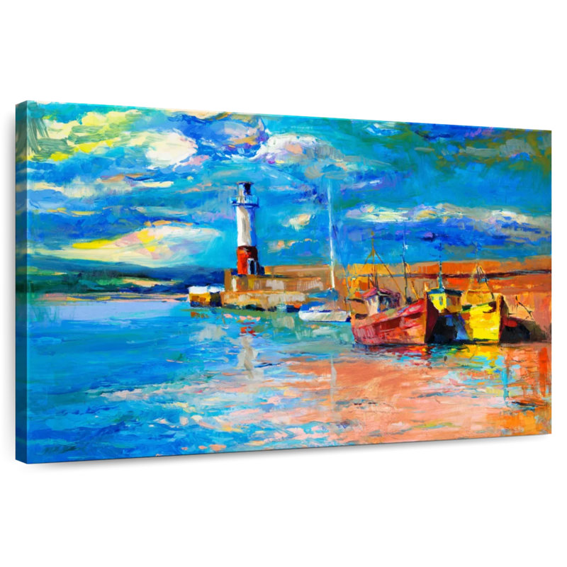 Phare et bateaux Mehar