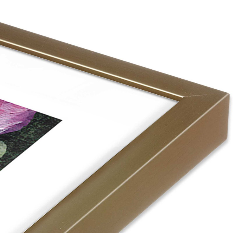 «Evening Bouquet Elegance II», reproduction, Or brossé, H 11,25 po x l 9,25 po