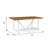 Emmett Pine Solid Wood Trestle Dining Table-267756576