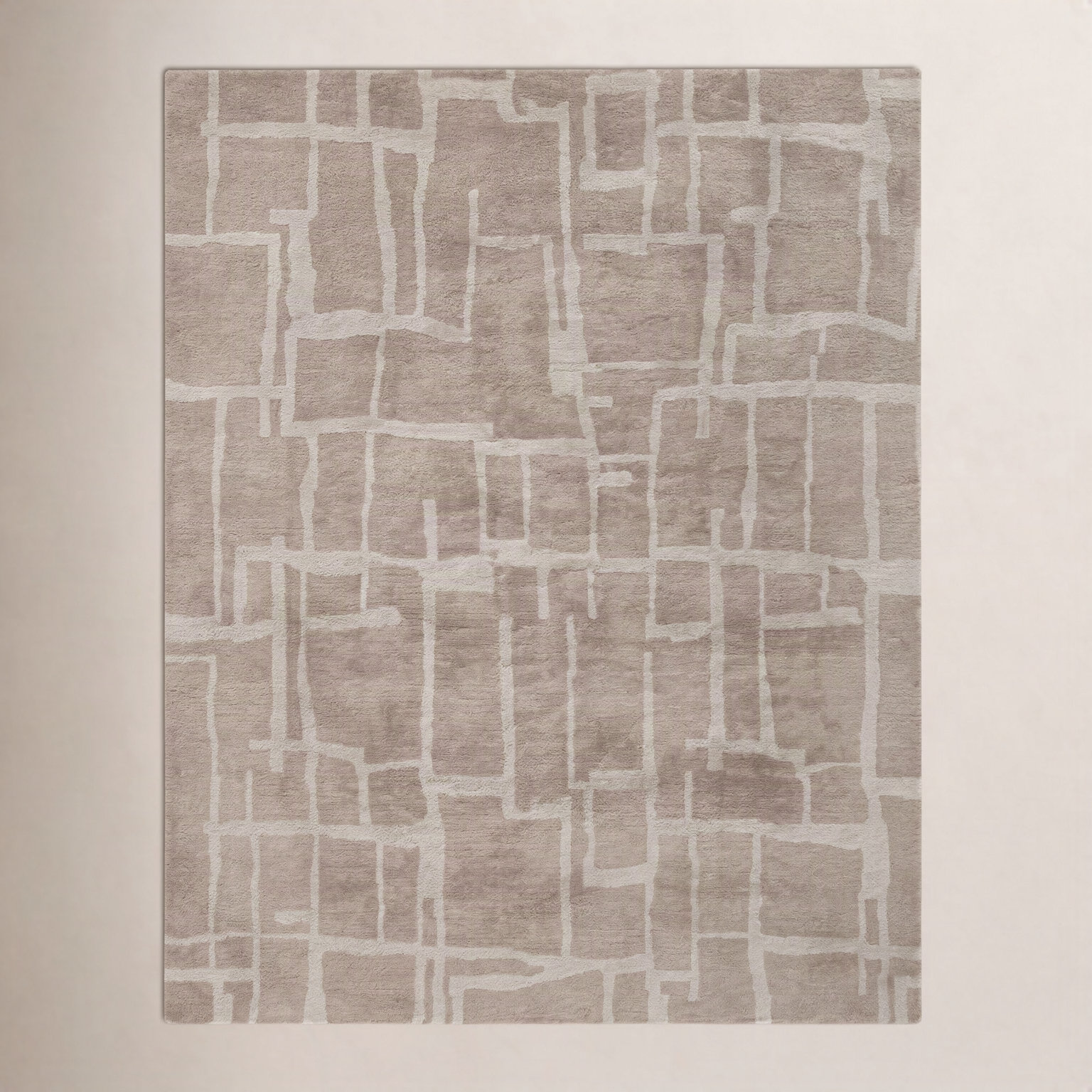 Merritt Hand-Tufted Geometric Wool Rug, Rectangle 5' x 8'