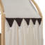 Lit simple allongé avec toit arqué et lit gigogne-113432736