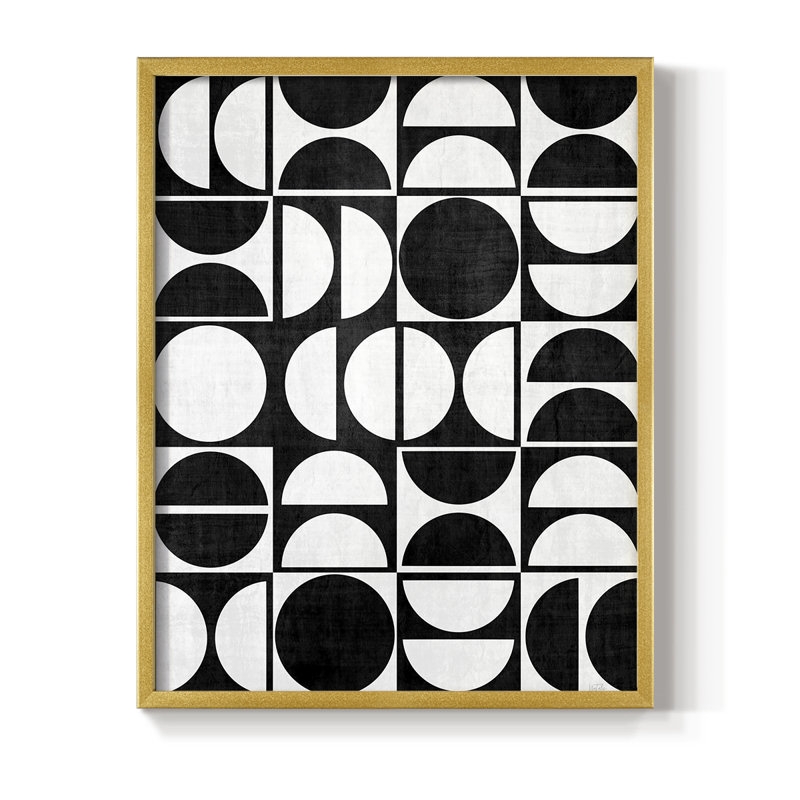 Modern Semis Framed Print - Solid Wood