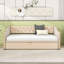 Lit de jour simple rembourré avec couchette-488180501