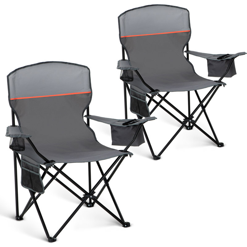 Folding Camping Chair, Grey